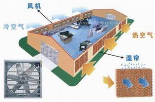 供應(yīng)新型廠房節(jié)能通風(fēng)降溫設(shè)備 水簾風(fēng)機(jī)降溫系統(tǒng)產(chǎn)品高清大圖與建筑機(jī)械應(yīng)用